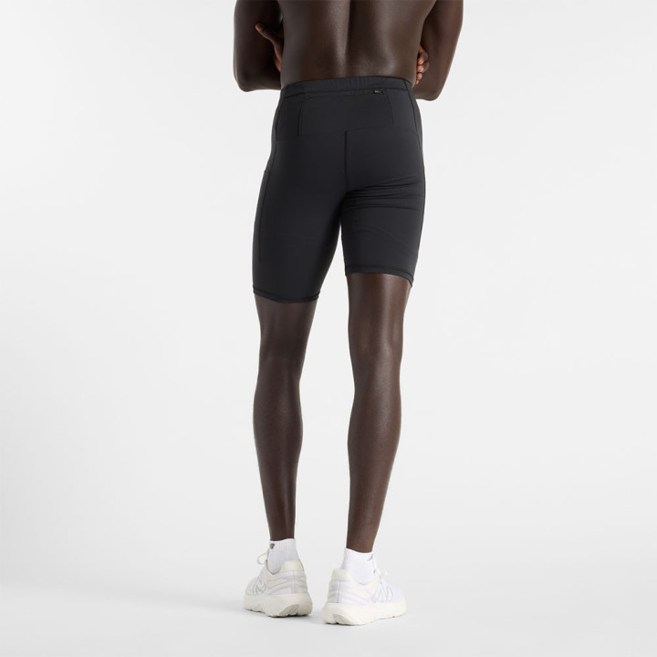 New Balance Pantaloncini Running Rc Pocket Half Tight 9 Nero Uomo