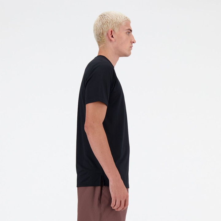 New Balance T-Shirt Running Sport Essentials Nero Uomo