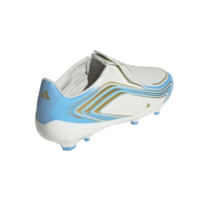 ADIDAS F50 Messi League Ll Fg Avorio Azzurro - Scarpe Da Calcio Bambino