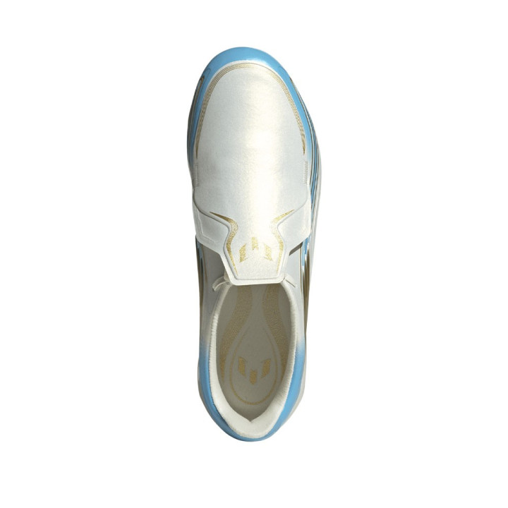 ADIDAS F50 Messi Elite Fg Avorio Azzurro - Scarpe Da Calcio Bambino