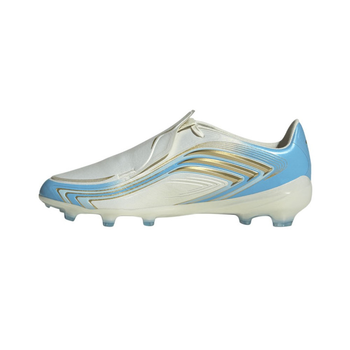 ADIDAS F50 Messi Elite Fg Avorio Azzurro - Scarpe Da Calcio Bambino
