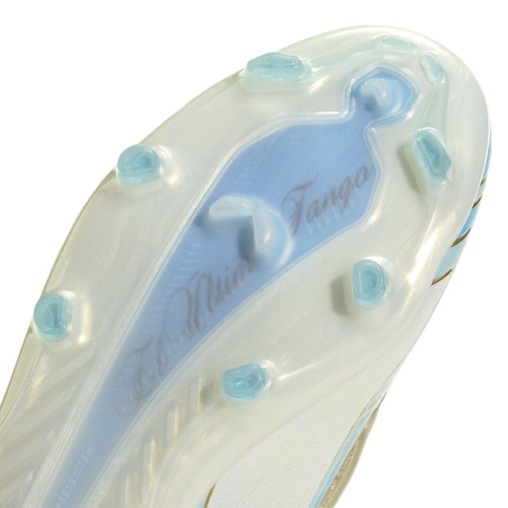 ADIDAS F50 Messi Elite Fg Avorio Azzurro - Scarpe Da Calcio Bambino