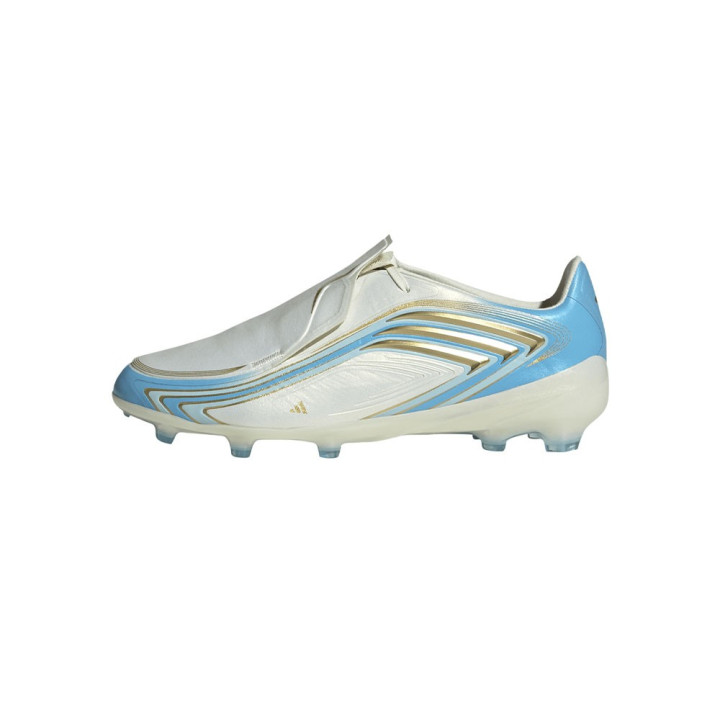 ADIDAS F50 Messi Elite Fg Avorio Azzurro - Scarpe Da Calcio Bambino