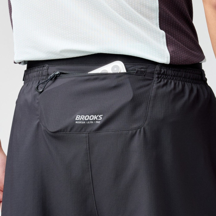 Brooks Short Trail Running Cascadia Nero Uomo