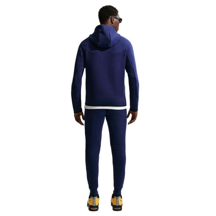 Nike Felpa Calcio Inter Tech Flc Fz Blu Oro Uomo