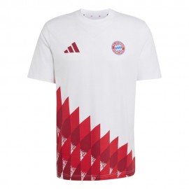 Maniche Corte Fc Bayern Culture bianco rosso