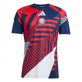 Maniche Corte Fc Bayern Pre Matech bianco Indigo