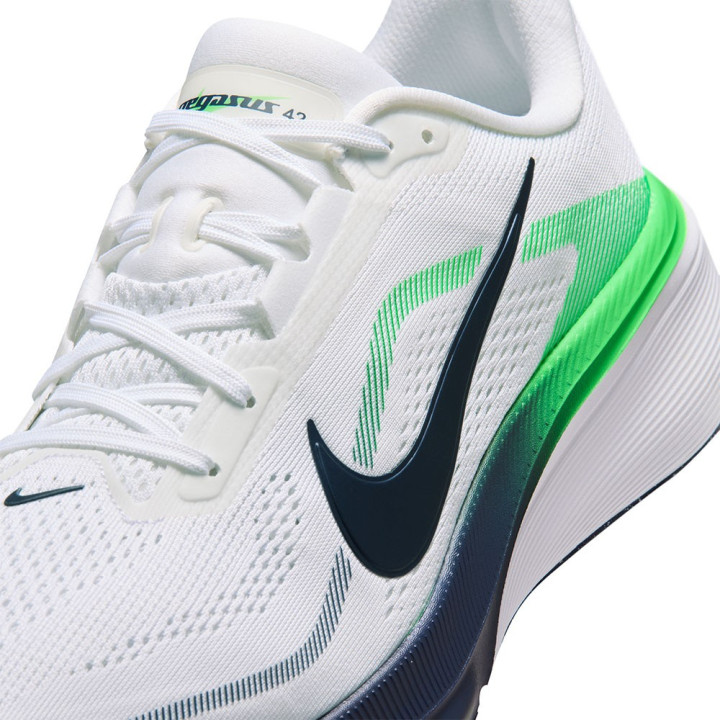 Nike Air Zoom Pegasus 42 Bianco Blu Verde - Scarpe Running Uomo