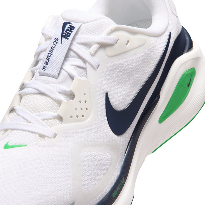 Nike Structure 26 Bianco Blu Verde - Scarpe Running Uomo