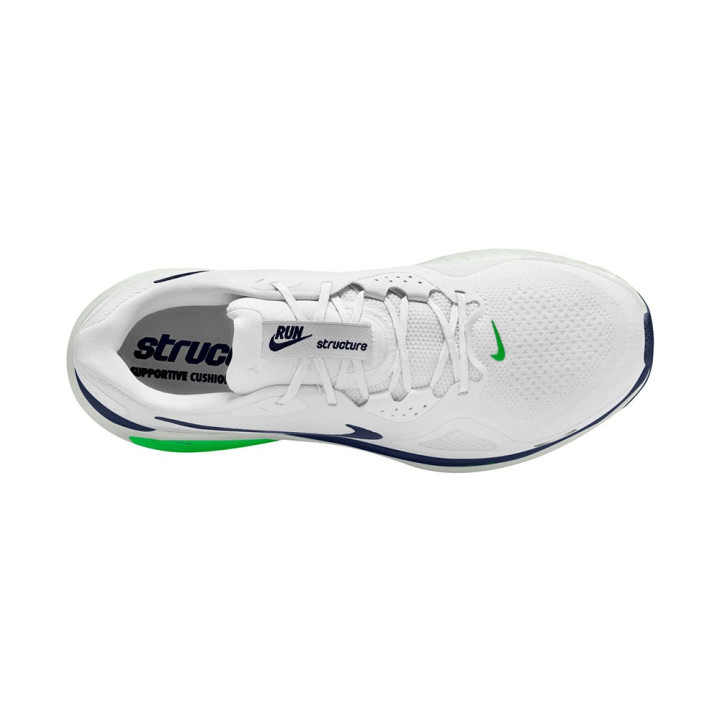 Nike Structure 26 Bianco Blu Verde - Scarpe Running Uomo