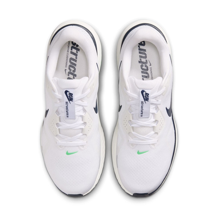 Nike Structure 26 Bianco Blu Verde - Scarpe Running Uomo