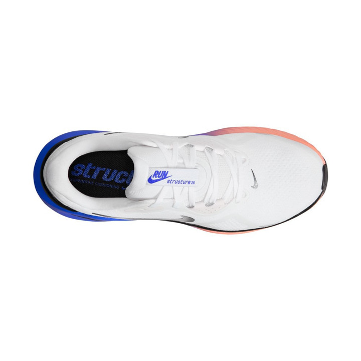 Nike Structure 26 Bianco Nero - Scarpe Running Uomo