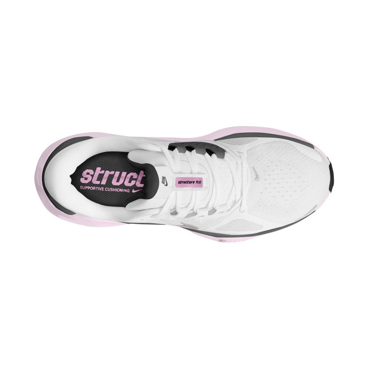 Nike Structure Plus Bianco Metallic - Scarpe Running Donna