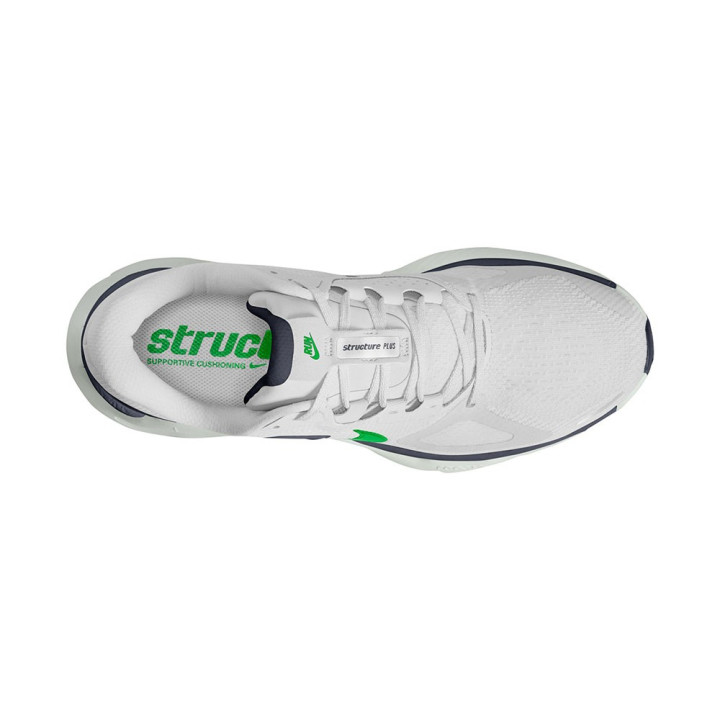 Nike Structure Plus Bianco Verde Blu - Scarpe Running Uomo