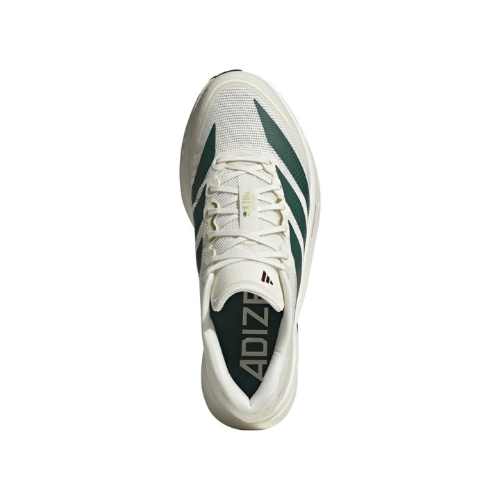 Adidas Adizero Boston 13 Bianco Verde Blu - Scarpe Running Uomo