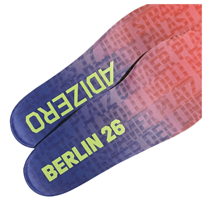 Adidas Adizero Boston 13 Blu Oro Rosso - Scarpe Running Uomo