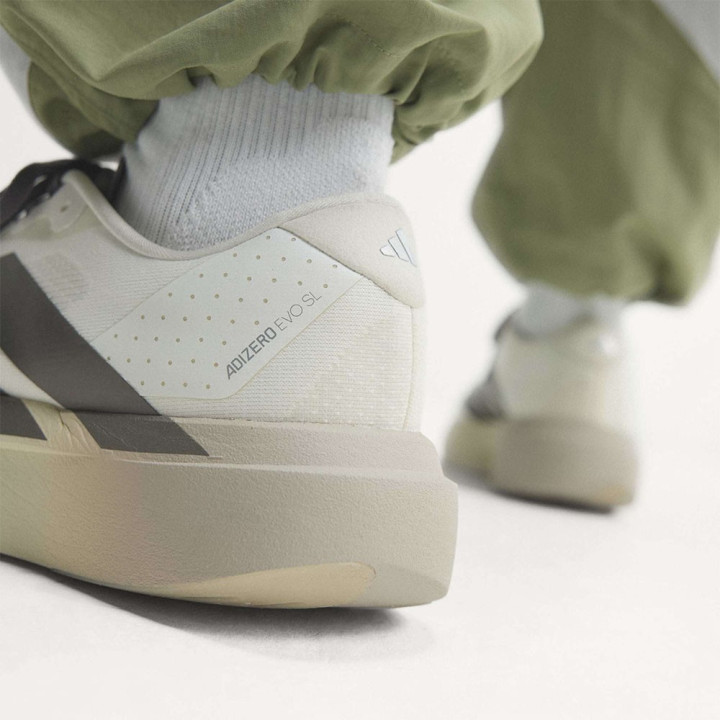 Adidas Adizero Evo Sl Bianco Aucome Msilve - Scarpe Running Uomo