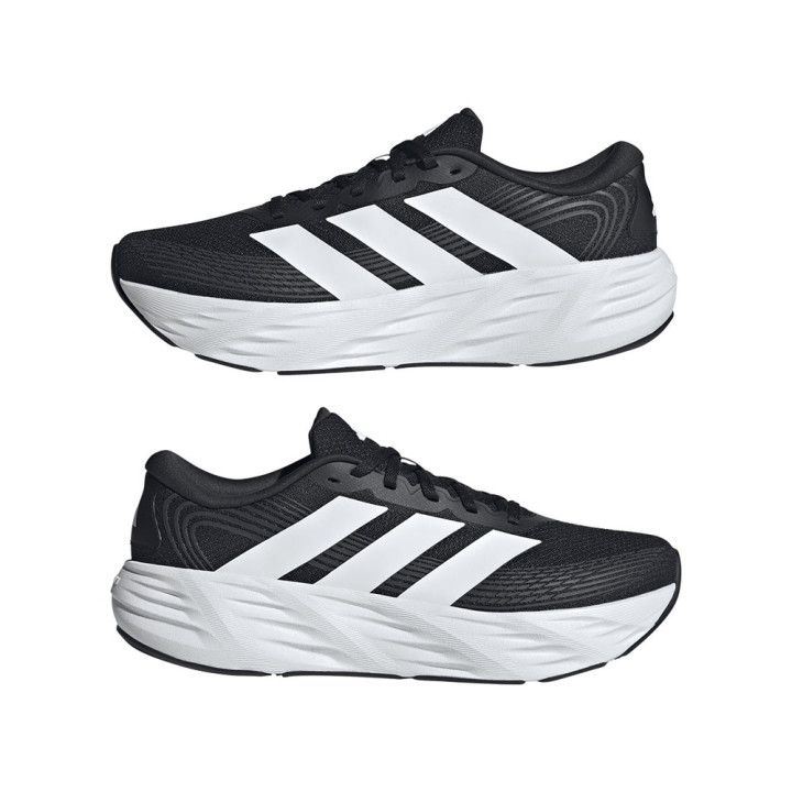 Adidas Galaxy 8 Nero Bianco Carbon - Scarpe Running Uomo