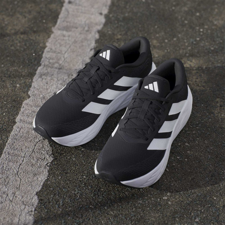 Adidas Galaxy 8 Nero Bianco Carbon - Scarpe Running Uomo