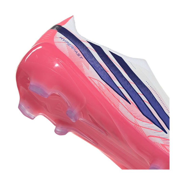 ADIDAS F50 Hyperfast Elite Ll Fg Bianco Viola - Scarpe Da Calcio Bambino