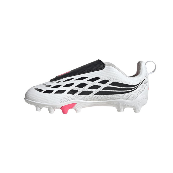 ADIDAS Predator Club Vel Fg Mg Bianco Rosso - Scarpe Da Calcio Bambino