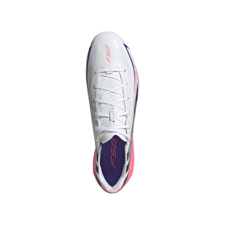 ADIDAS F50 Hyperfast League Ag Bianco Viola - Scarpe Da Calcio Uomo