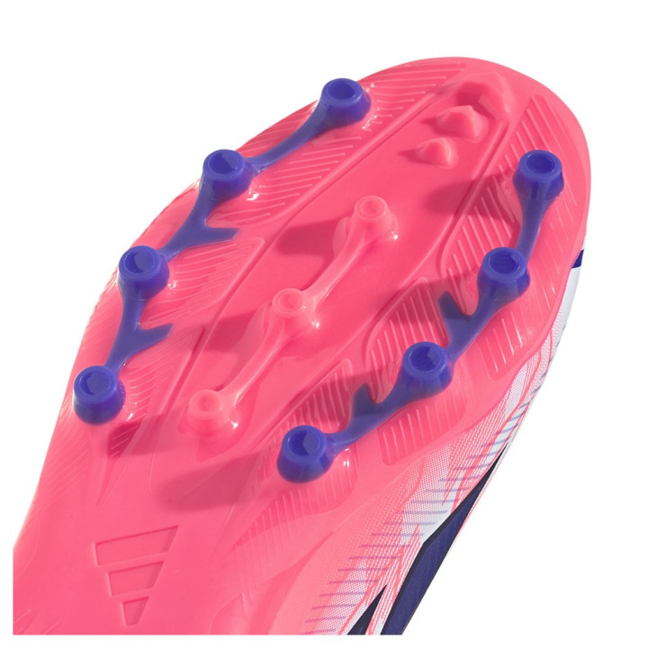 ADIDAS F50 Hyperfast League Ll Ag Bianco Viola - Scarpe Da Calcio Bambino