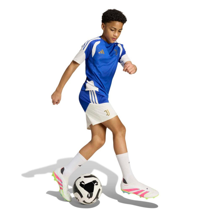 ADIDAS Maglia Maniche Corte Juve Training Blu Bianco Bambino