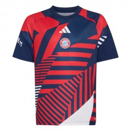 Maniche Corte Pre-Matech Bayern rosso bianco blu