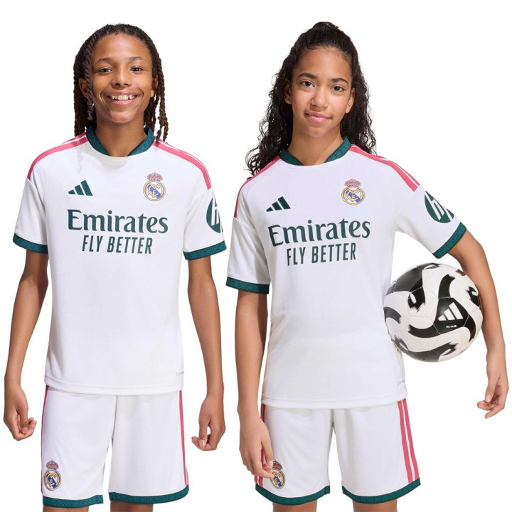ADIDAS Maglia Calcio Real Madrid Home 26 27 Bianco Bambino