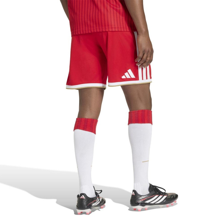 ADIDAS Pantaloncini Calcio Bayern Home Rosso Bianco Uomo