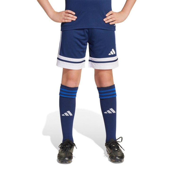 ADIDAS Pantaloncini Calcio Squadra 25 Blu Bianco Bambino