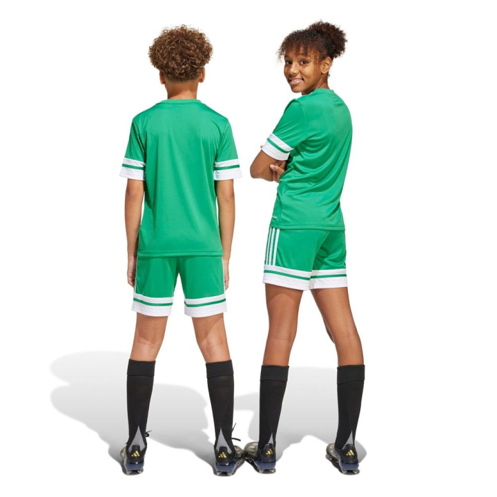 ADIDAS Pantaloncini Calcio Squadra 25 Verde Bianco Bambino