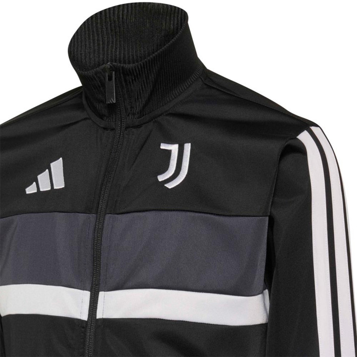 ADIDAS Tuta Calcio Juve Poly Dna Nero Bianco Bambino
