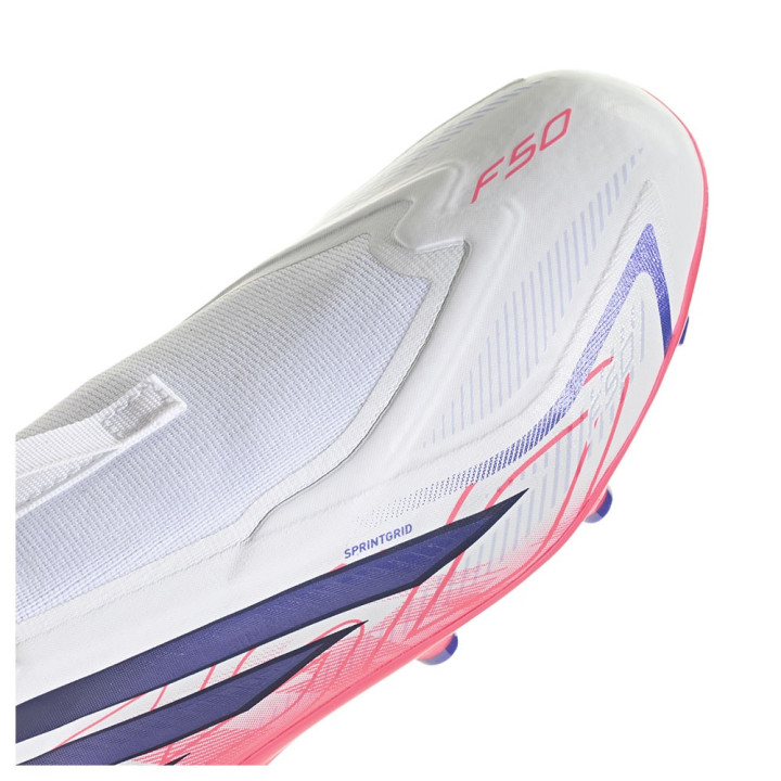ADIDAS F50 Hyperfast League Ll Fg Bianco Viola - Scarpe Da Calcio Bambino