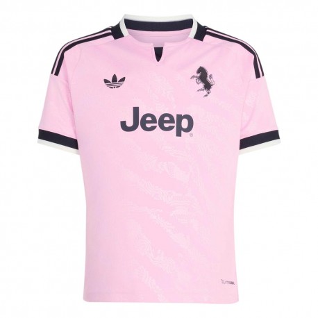ADIDAS Maglia Calcio Juve Away 26 27 Rosa Nero Bambino