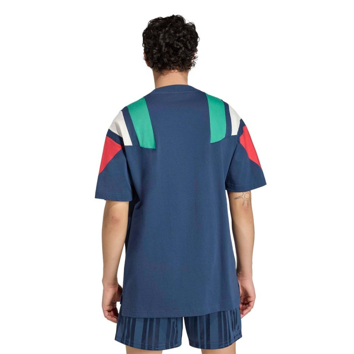ADIDAS T-Shirt Calcio Italia Figc Eqt Navy Uomo