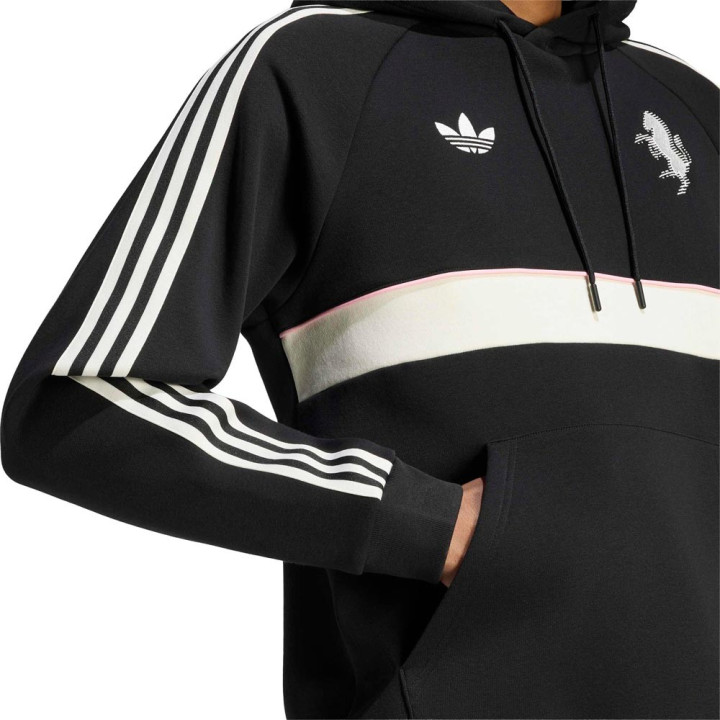ADIDAS Originals Felpa Calcio Juve Nero Bianco Uomo