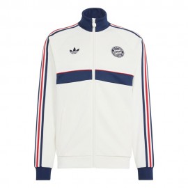 Fc Bayern Full Zip bianco blu