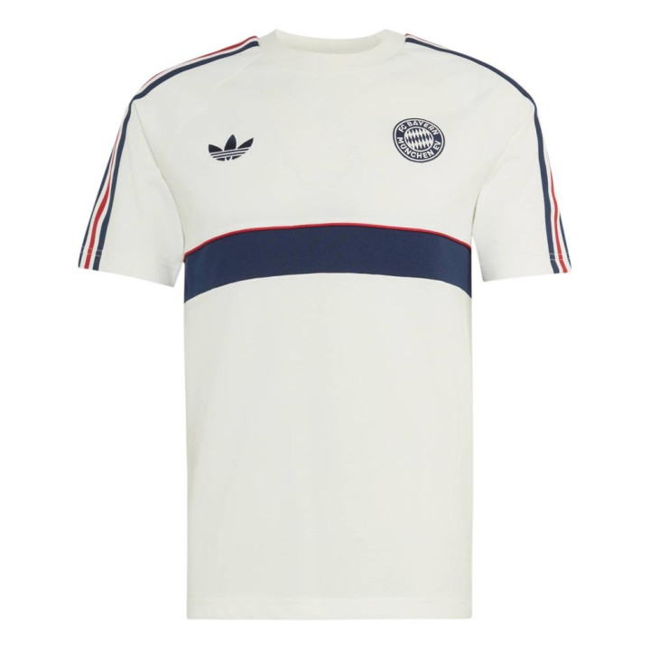 ADIDAS Originals Maglia Maniche Corte Fc Bayern Blu Bianco Uomo