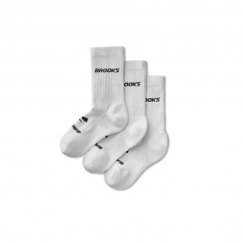 Run In Crew 3 Pack bianco Brooks