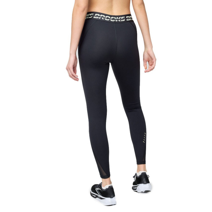 Brooks Legging Running Pr Elite Nero Luminary Donna