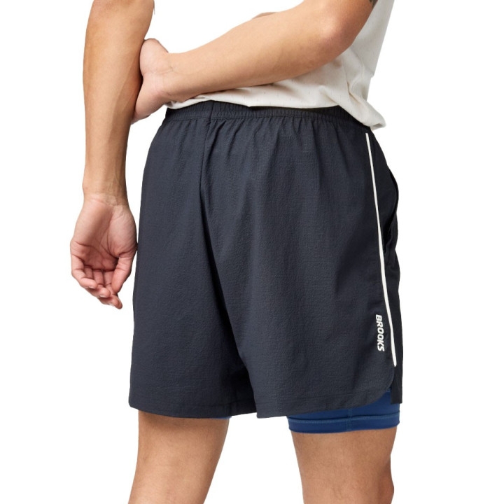 Brooks Pantaloncini Running Movement Nero Uomo