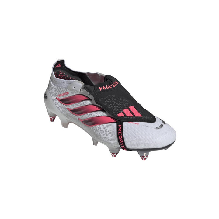 ADIDAS Predator Elite Ll Sg Bianco Rosso - Scarpe Da Calcio Uomo
