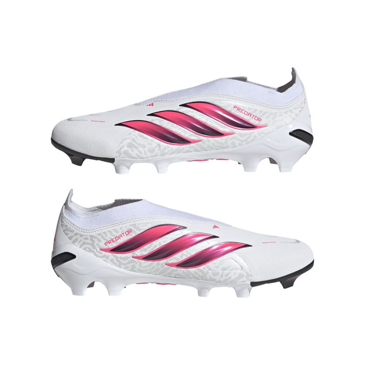 ADIDAS Predator League Ft Fg Bianco Rosso - Scarpe Da Calcio Uomo