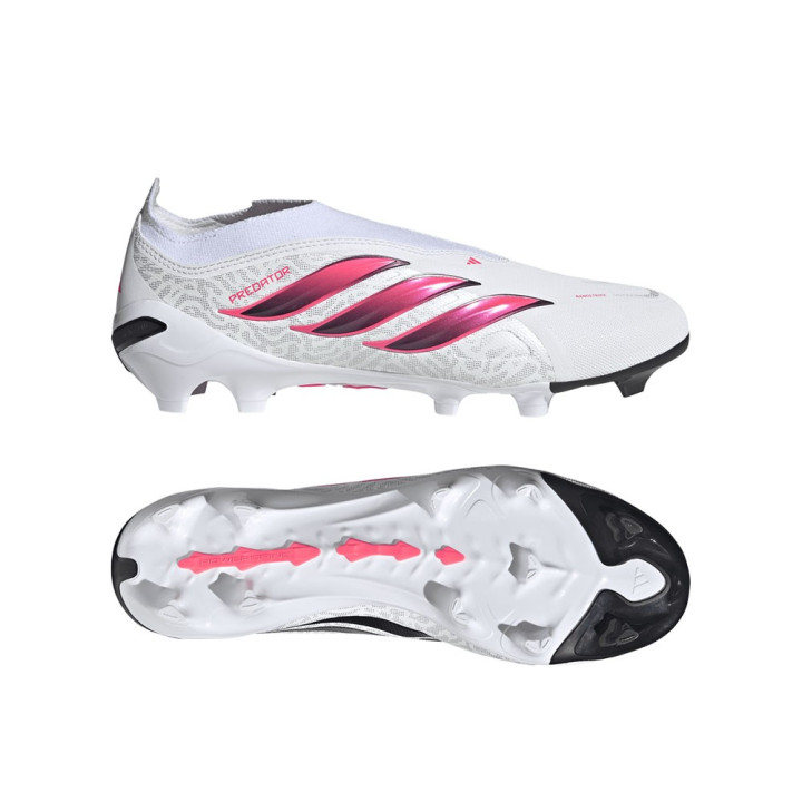 ADIDAS Predator League Ft Fg Bianco Rosso - Scarpe Da Calcio Uomo