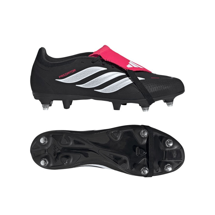 ADIDAS Predator League Ft Sg Nero Rosso - Scarpe Da Calcio Uomo