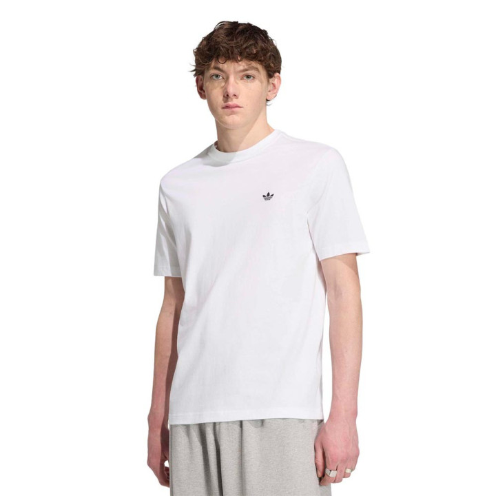 ADIDAS Originals T-Shirt Logo Piccolo Bianco Uomo