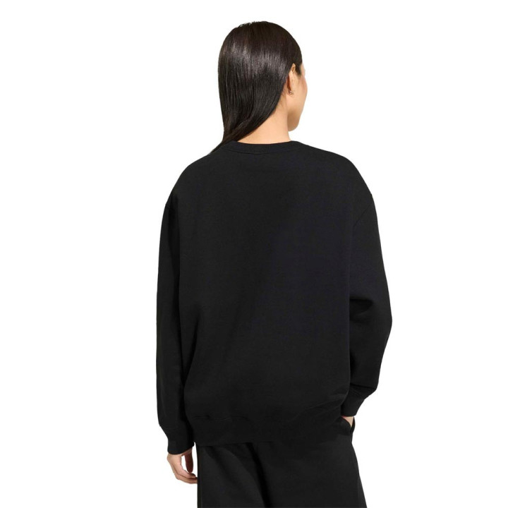 ADIDAS Originals Felpa Girocollo Logo Nero Donna