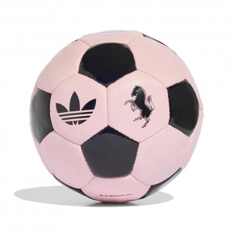 ADIDAS Pallone Da Calcio Juve Originals 26 27 Rosa Nero